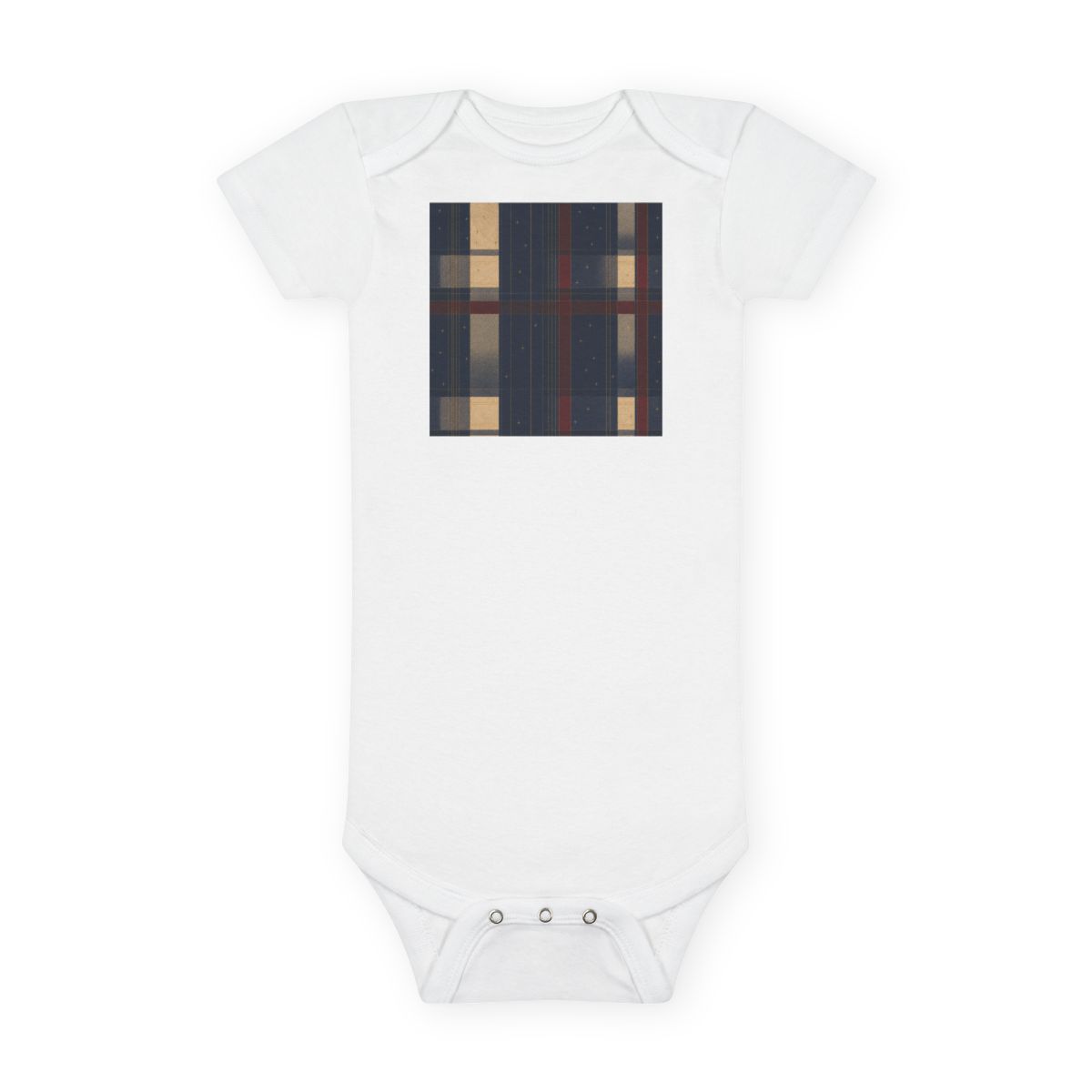 Zoitra Nocturne Plaid Baby Bodysuit