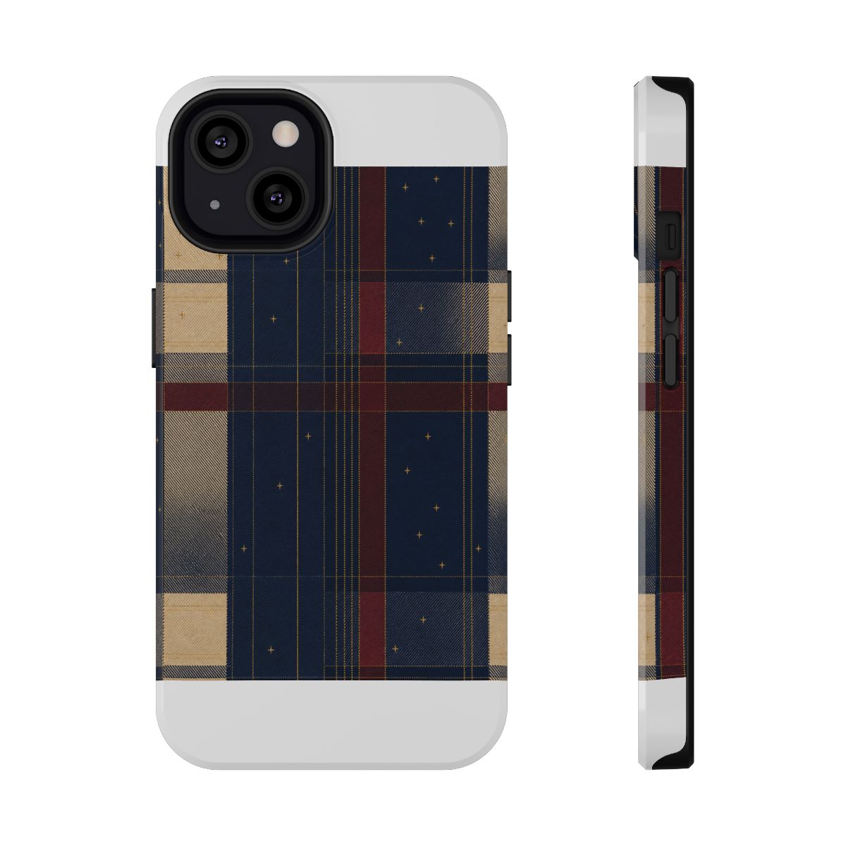 Zoitra Nocturne Plaid Impact-Resistant Phone Case