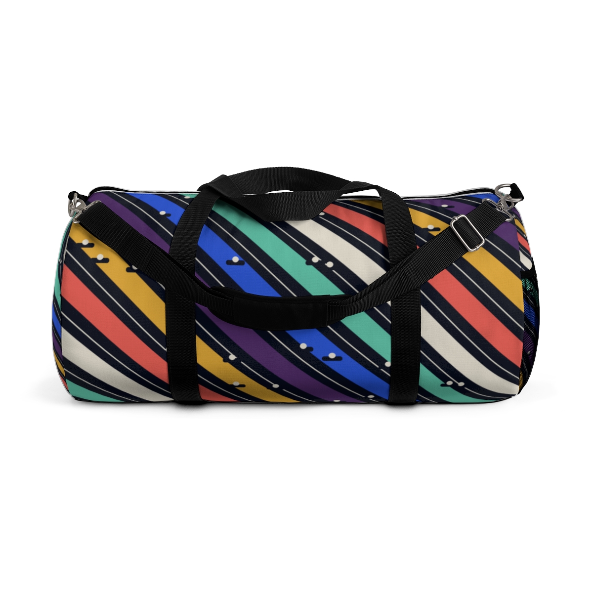 Zoitra Frequency Stripe Duffel Bag