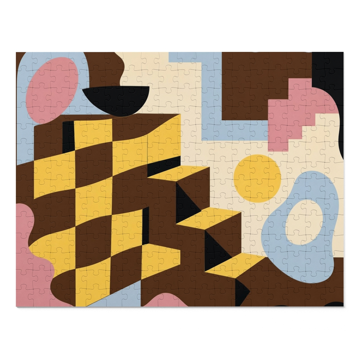Zoitra Sculptural Check Puzzle