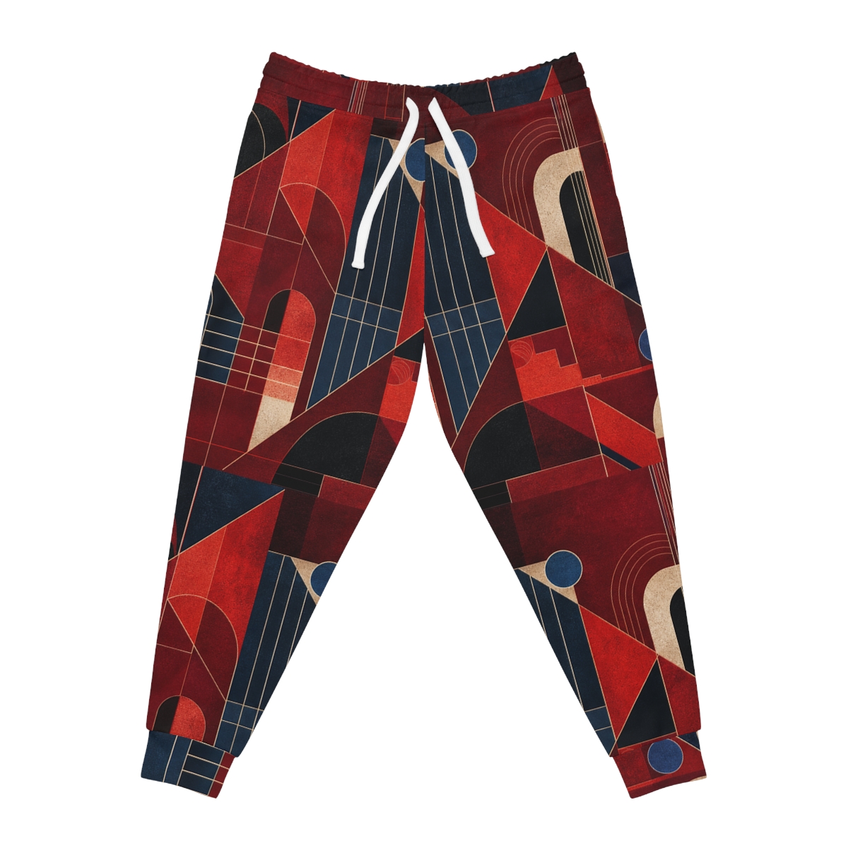 Zoitra Crimson Meridian Athletic Joggers