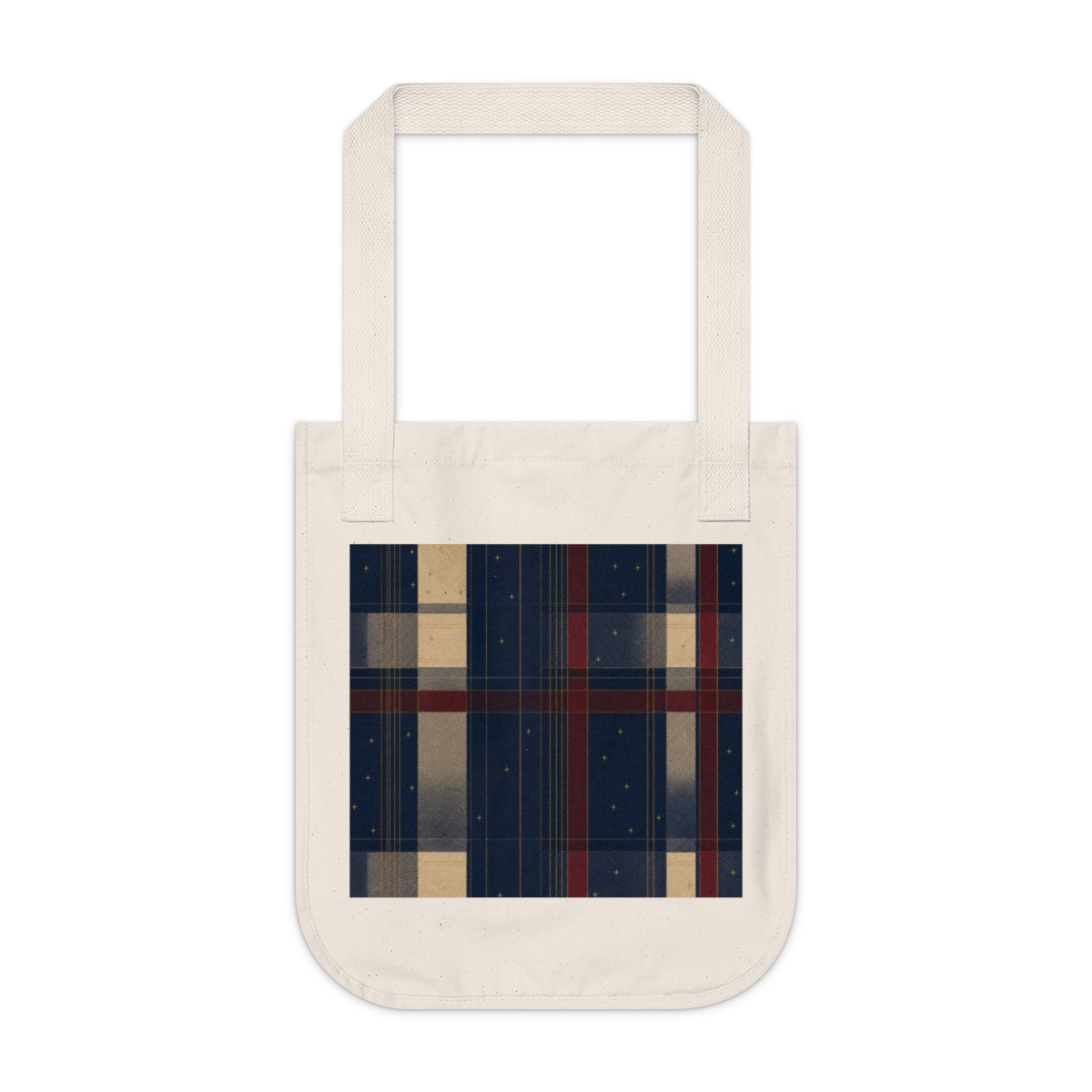 Zoitra Nocturne Plaid Organic Tote