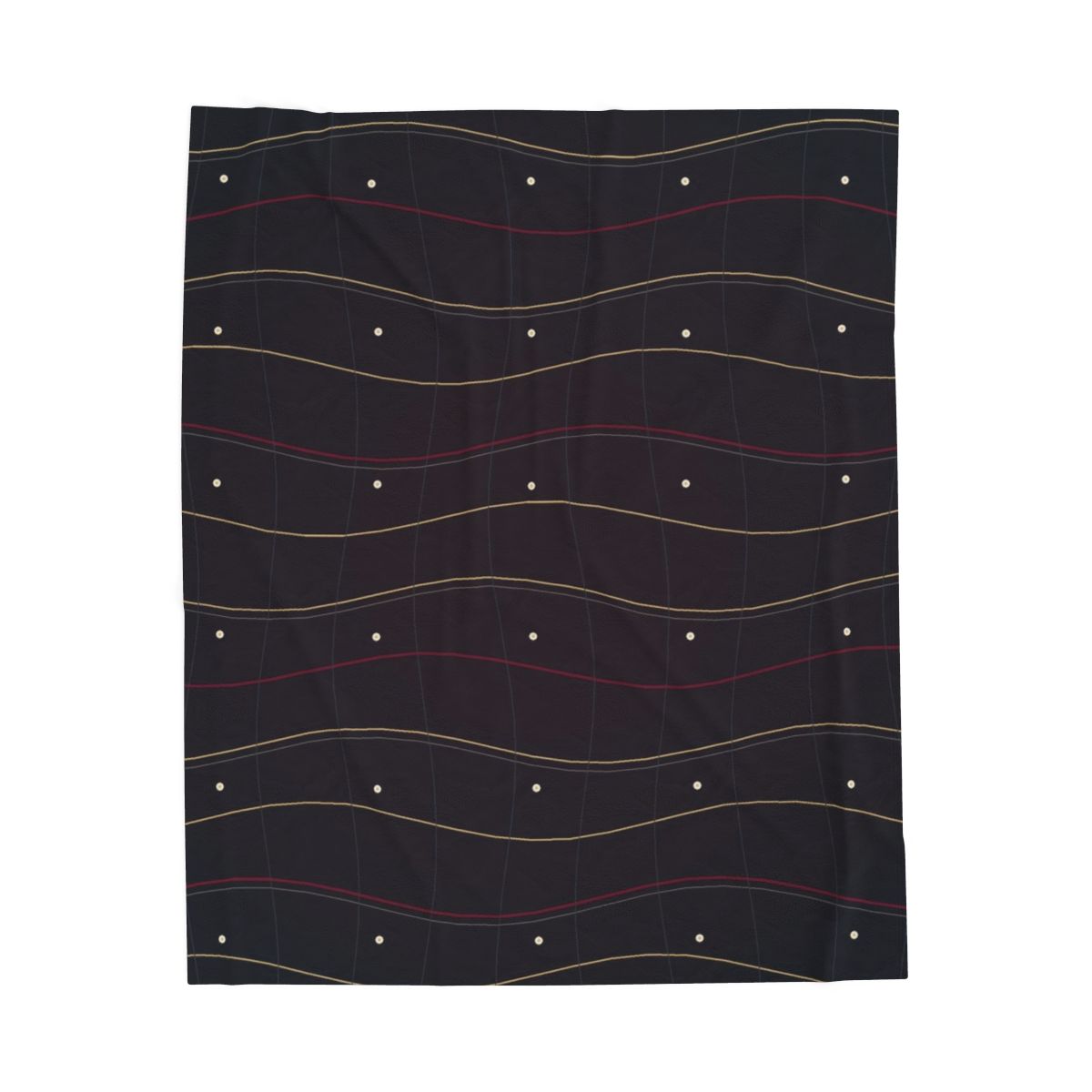 Zoitra Obsidian Meridian Velveteen Blanket