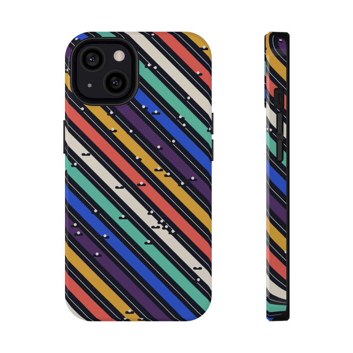Zoitra Frequency Stripe Impact-Resistant Phone Case