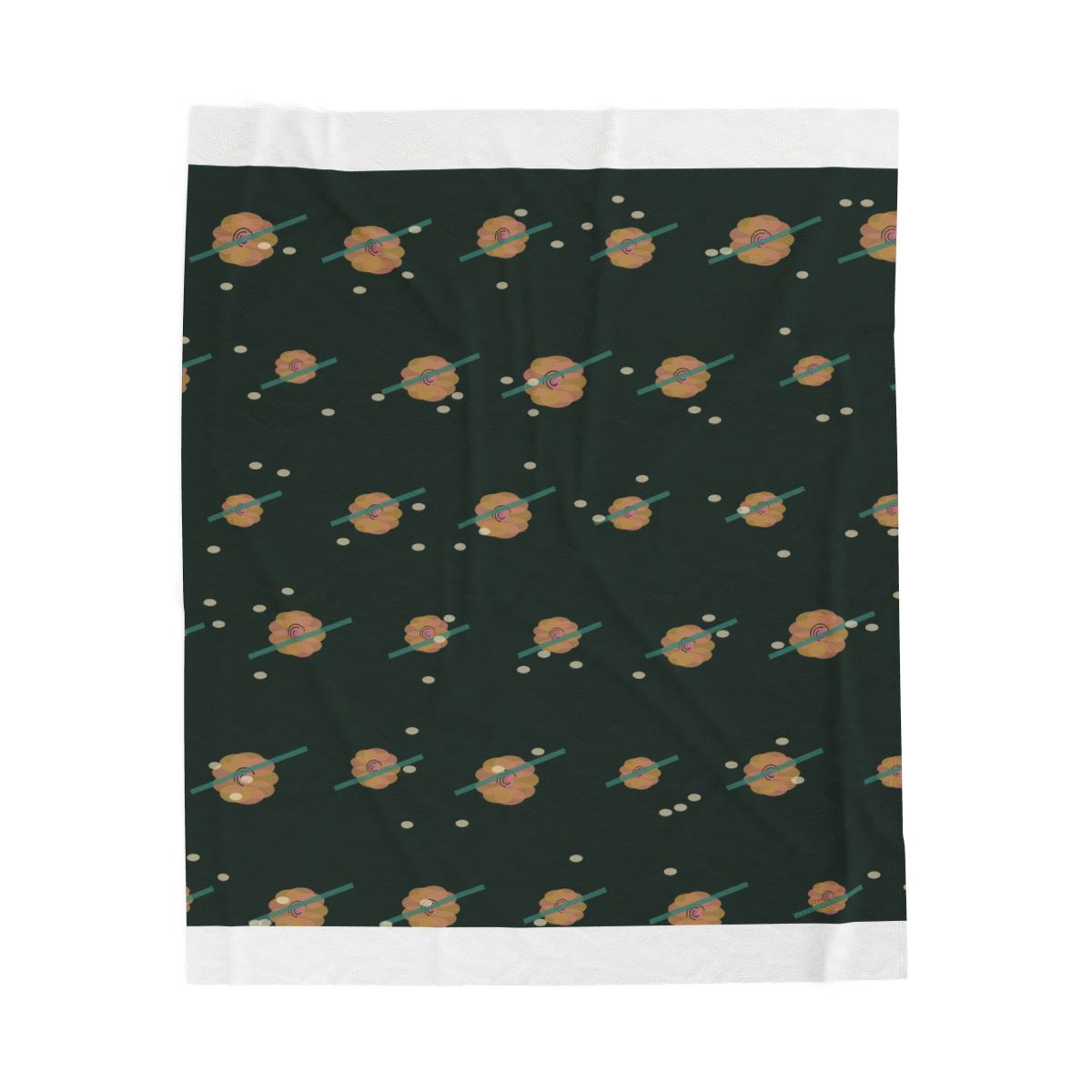 Zoitra Auric Bloom Velveteen Blanket