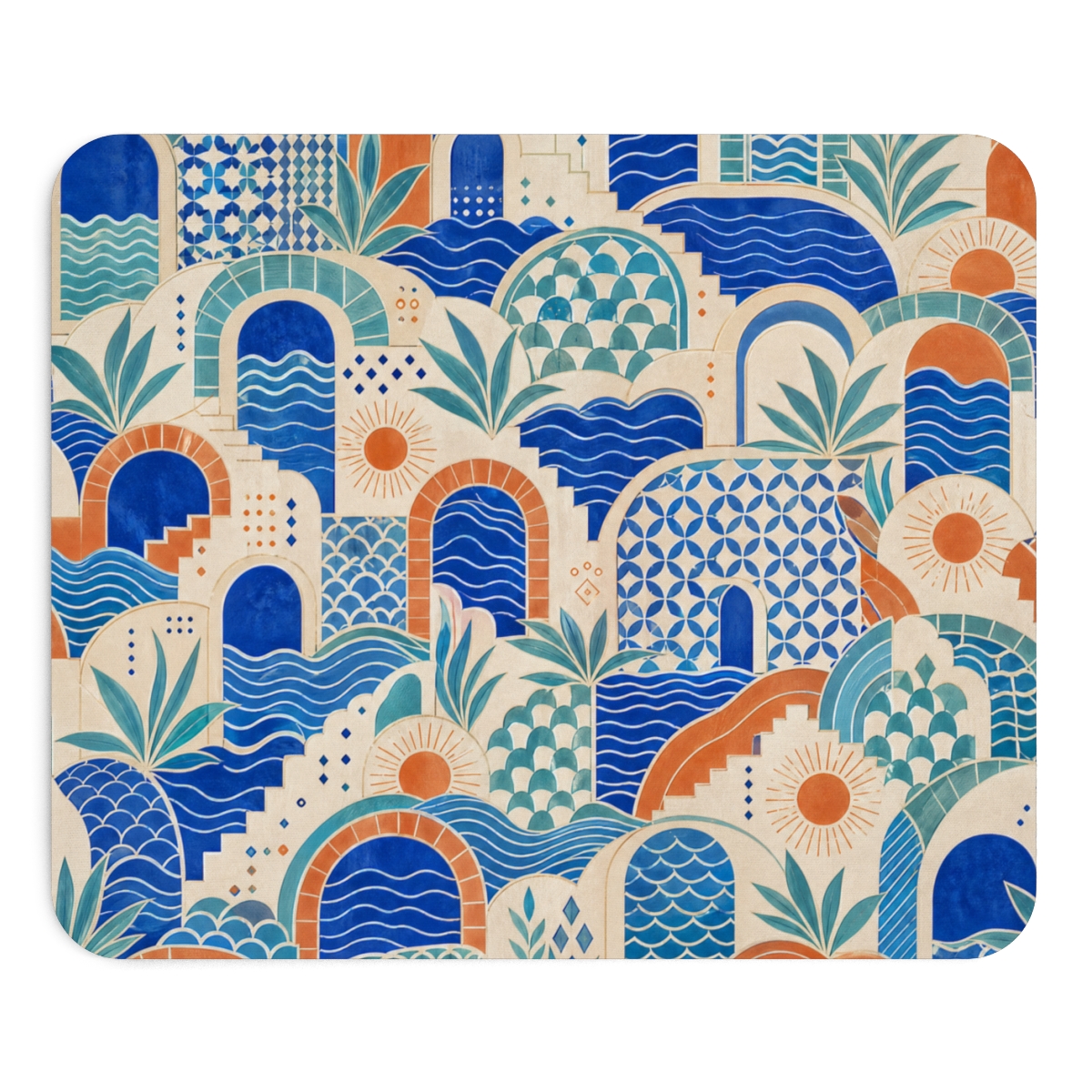 Zoitra Cerulean Maison Desk Mat