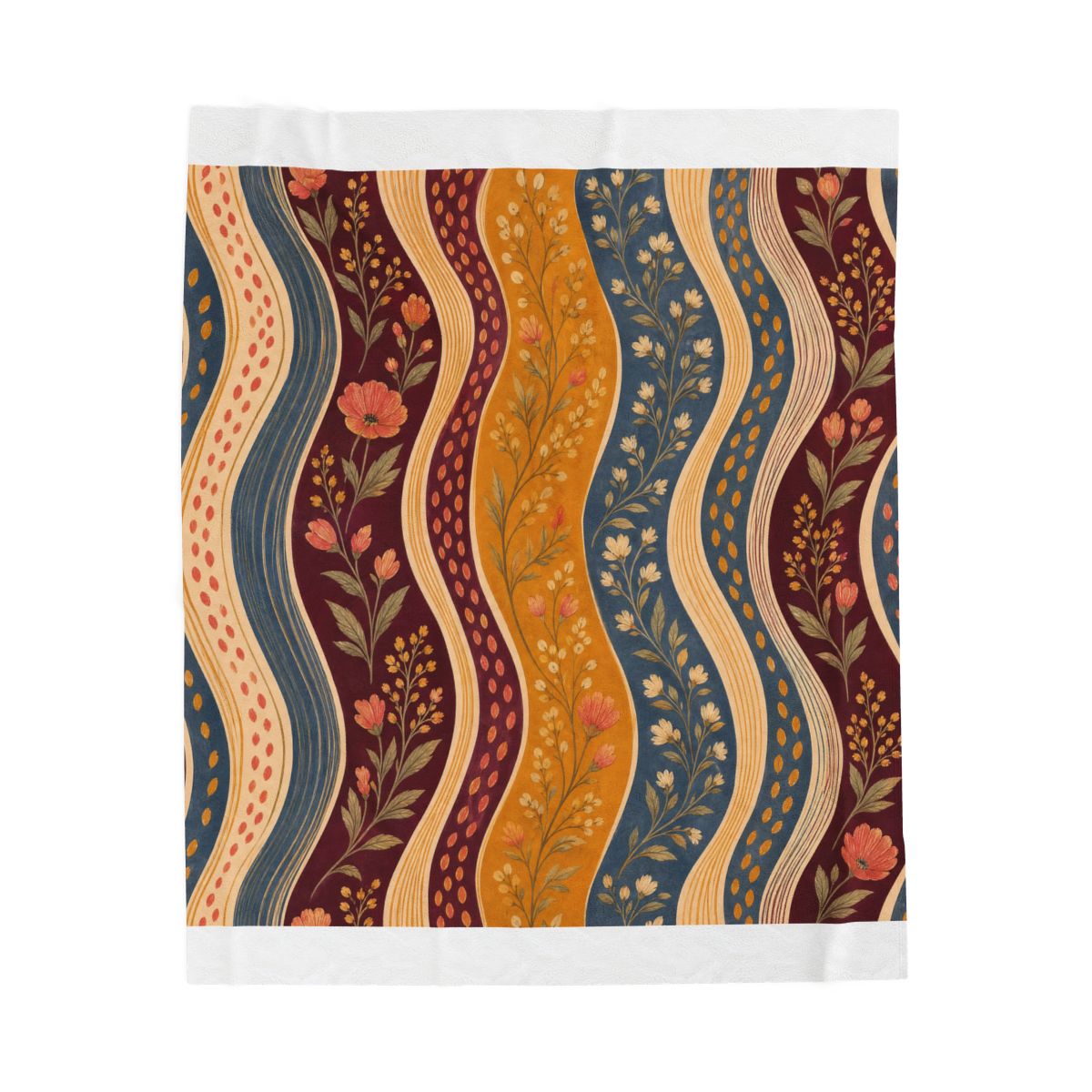Zoitra Verona Stripe Velveteen Blanket