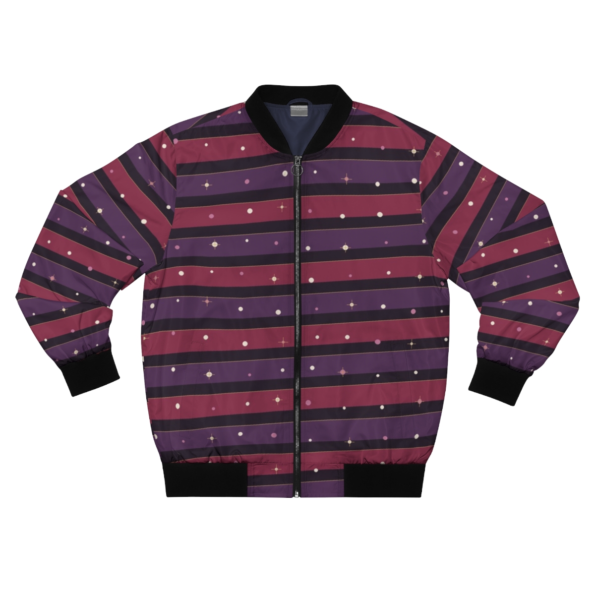 Zoitra Velvet Constellation Bomber Jacket