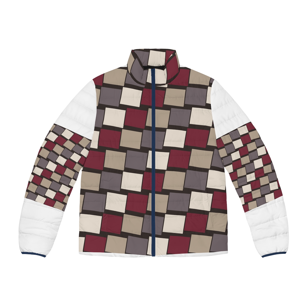 Zoitra Maison Check Men's Puffer Jacket