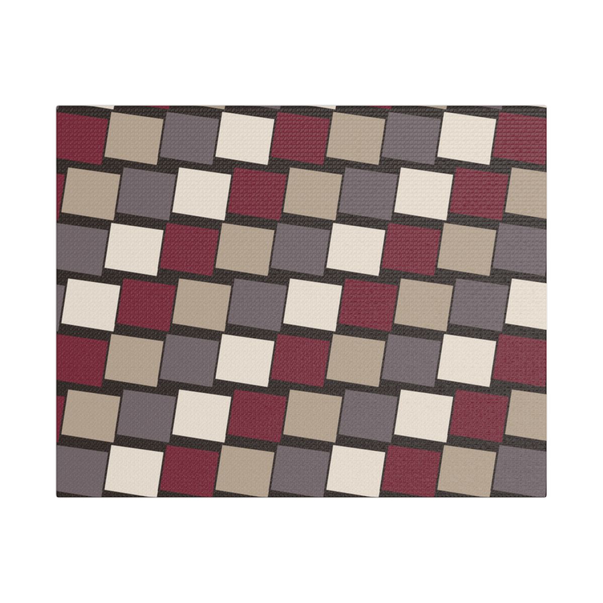 Zoitra Maison Check Matte Canvas