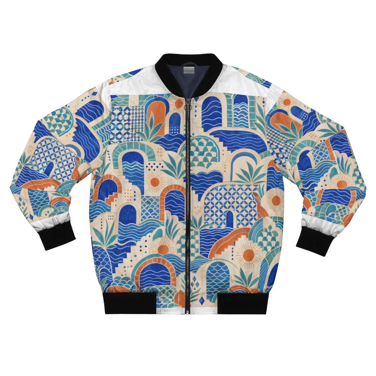 Zoitra Cerulean Maison Bomber Jacket