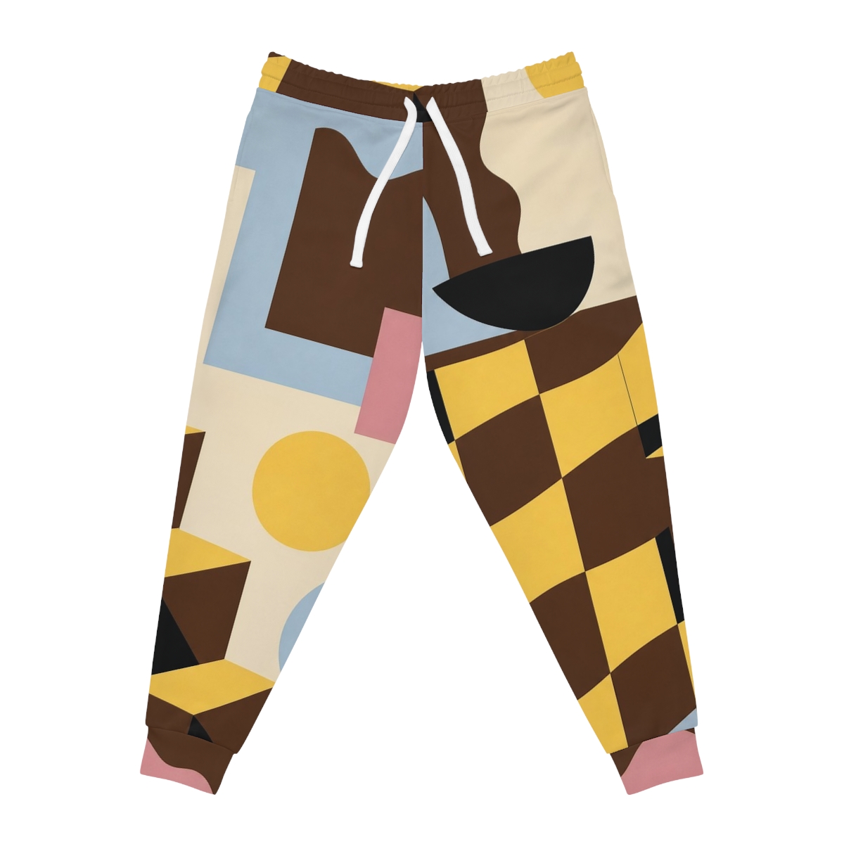Zoitra Sculptural Check Athletic Joggers