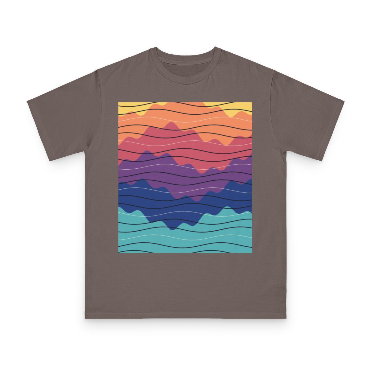 Zoitra Sunset Strata Organic Tee