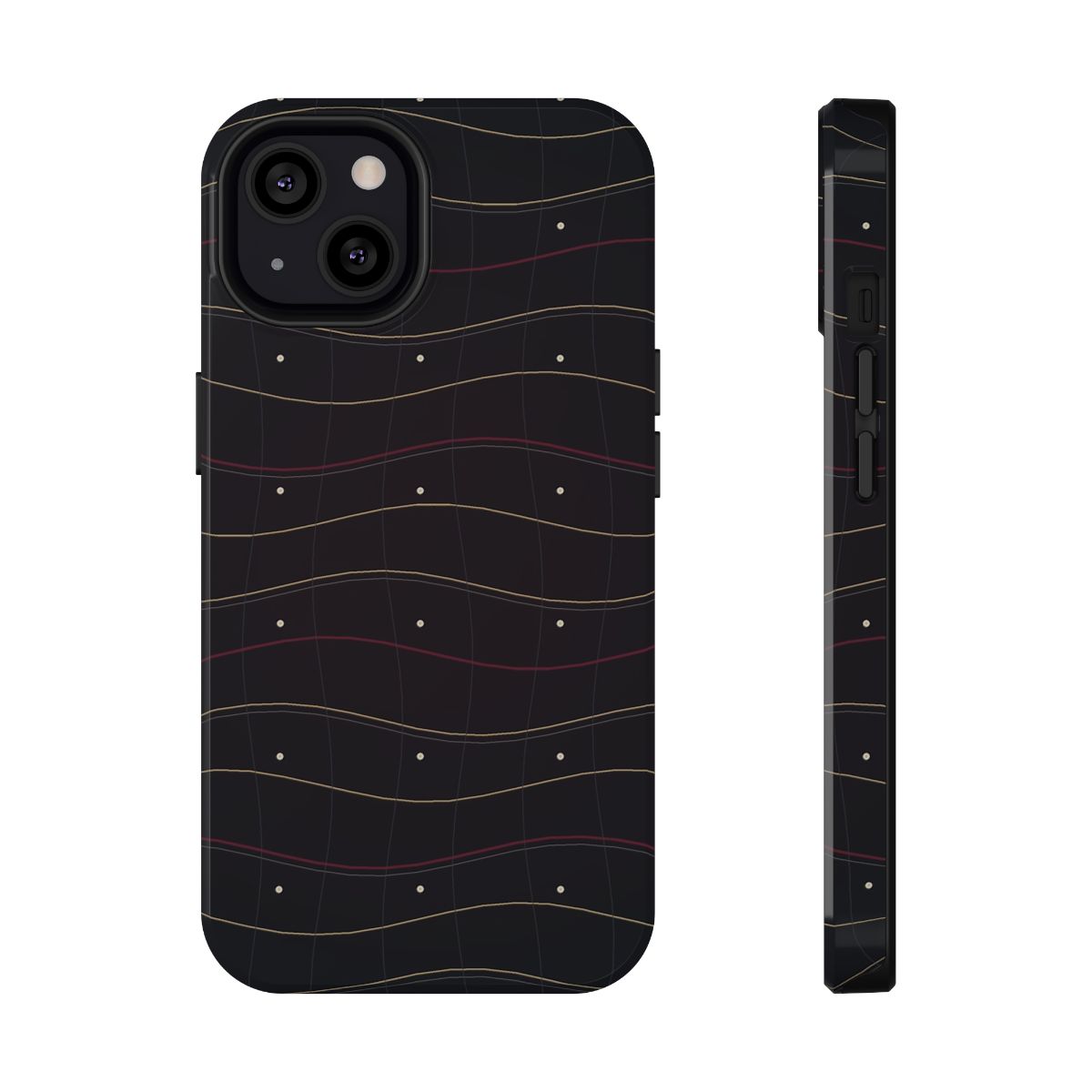 Zoitra Obsidian Meridian Impact-Resistant Phone Case