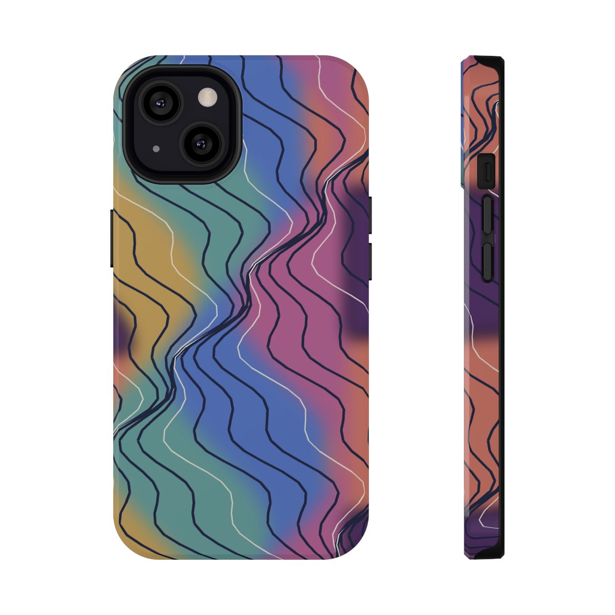Zoitra Mineral Wave Impact-Resistant Phone Case