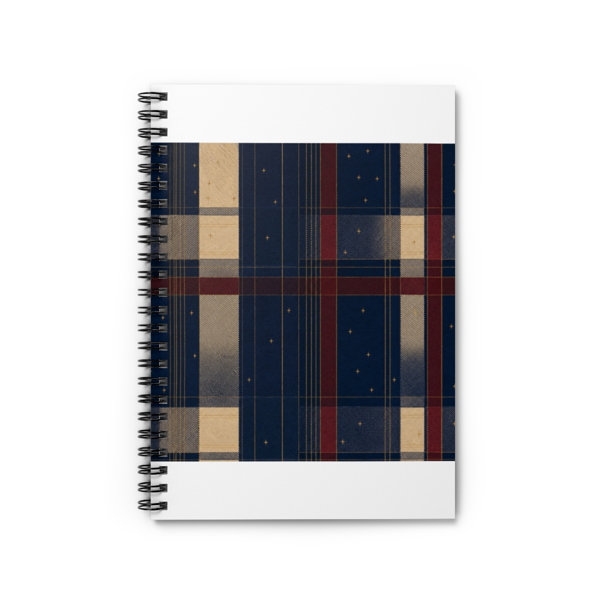Zoitra Nocturne Plaid Spiral Notebook