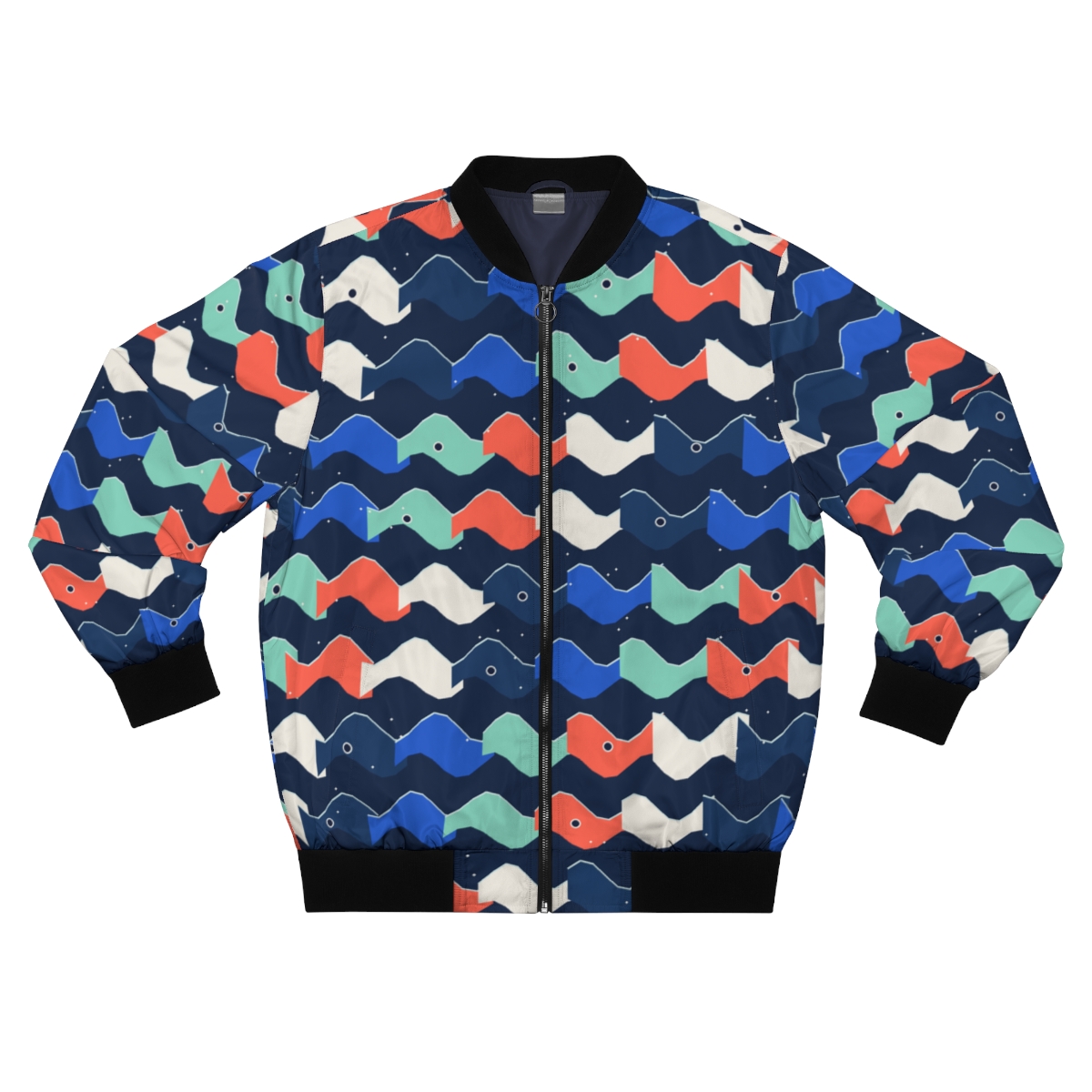 Zoitra Tide Lattice Bomber Jacket