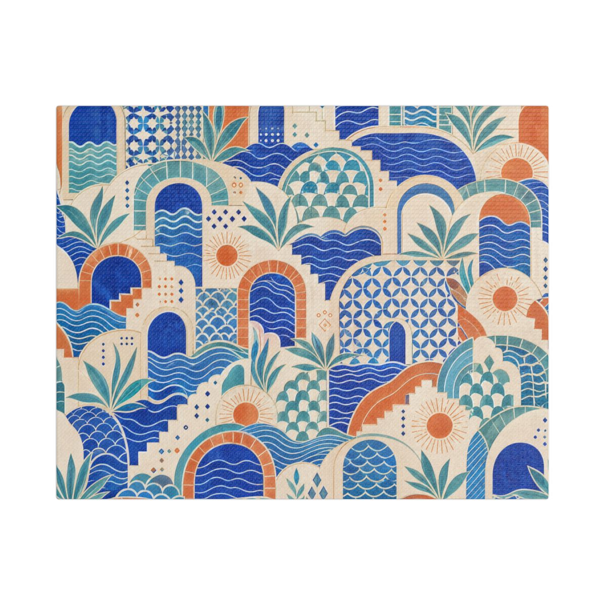 Zoitra Cerulean Maison Matte Canvas