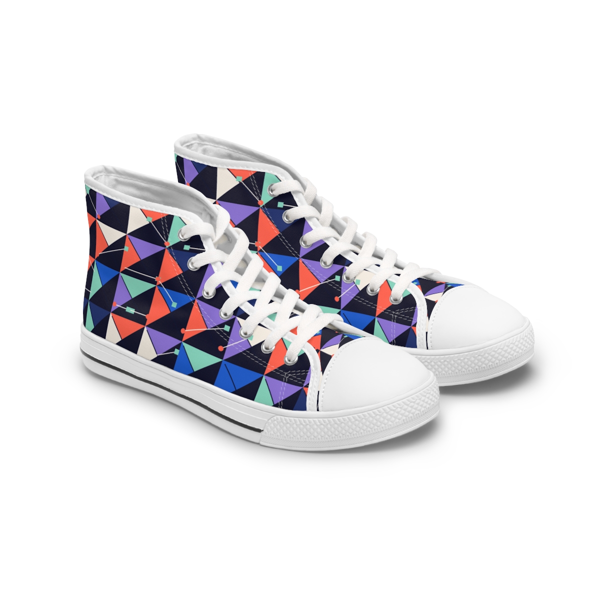 Zoitra Prism Circuit Men's High-Top Sneakers